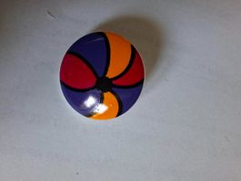 farbenfroher Kunststoff Knopf 10 Stück