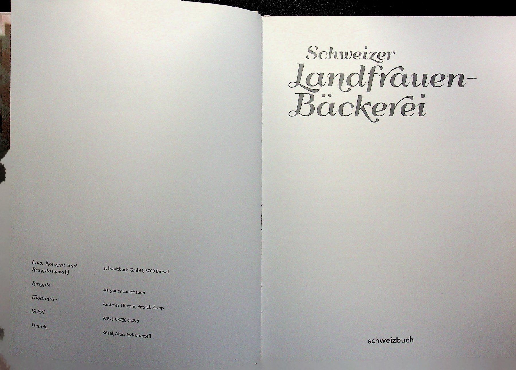 Bücher: Schweizer Landfrauen - Bäckerei Schweizbuch – Gebraucht aus Reitnau von Zaomir 2