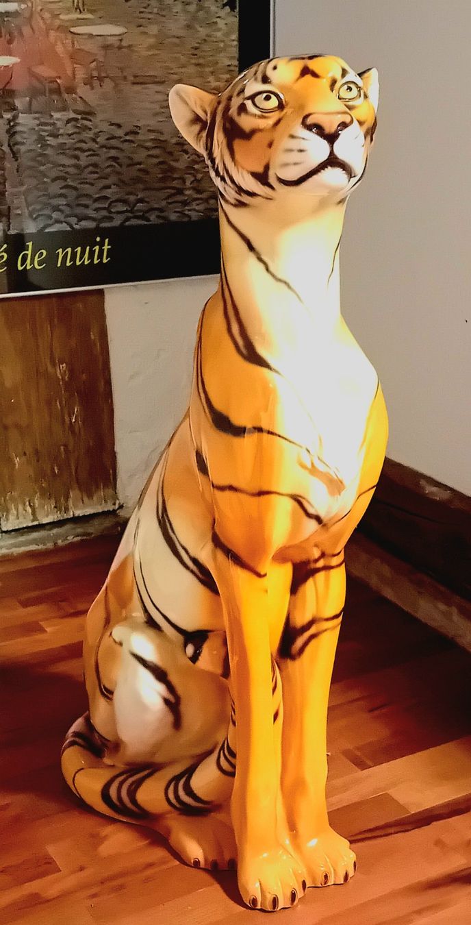 Sculture & Statue: Leopard Keramik 84 cm, einmalig – Usato da Eschlikon TG venduto da Maximum2011