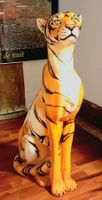Leopard Keramik 84 cm, einmalig