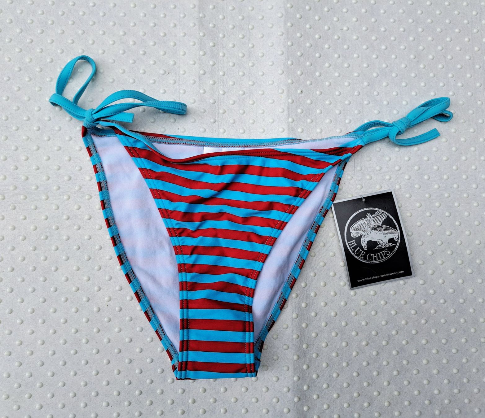Costumi da bagno & Bikini: NEU! Gestreifter Badeslip "Blue Chips" Gr. 40 – Nuovo e nell'imballaggio originale da Gysenstein venduto da joshuas81