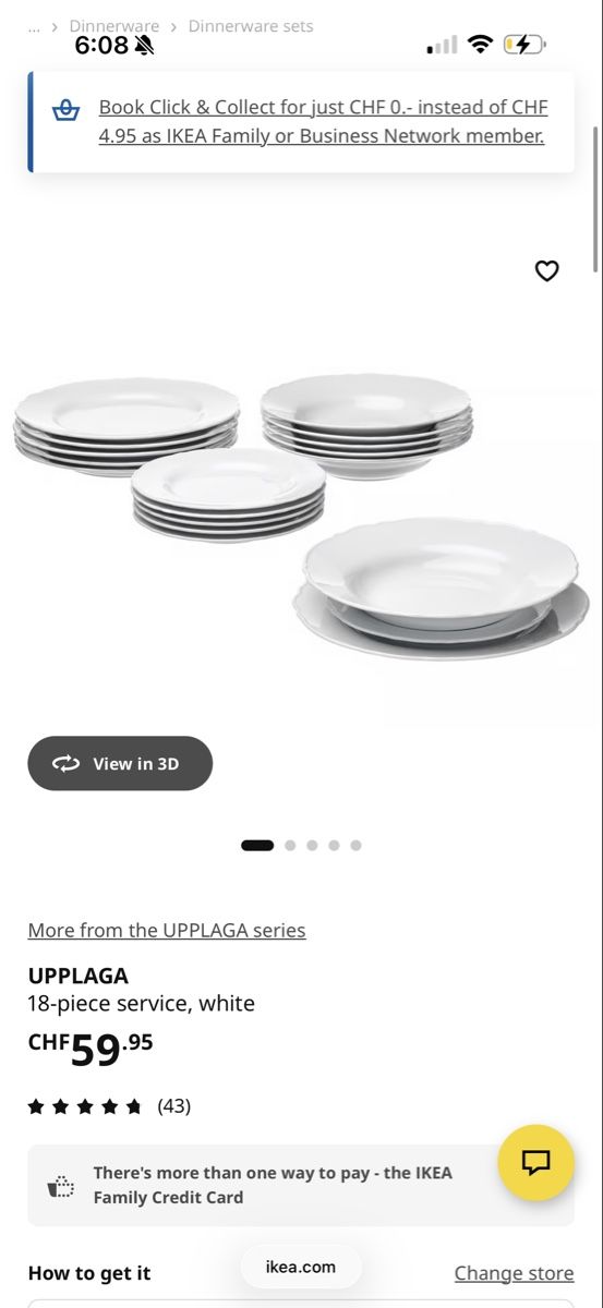 Ikea Services de table: IKEA UPPLAGA Geschirrset – D'occasion à Altdorf UR par sar_vc9y 3