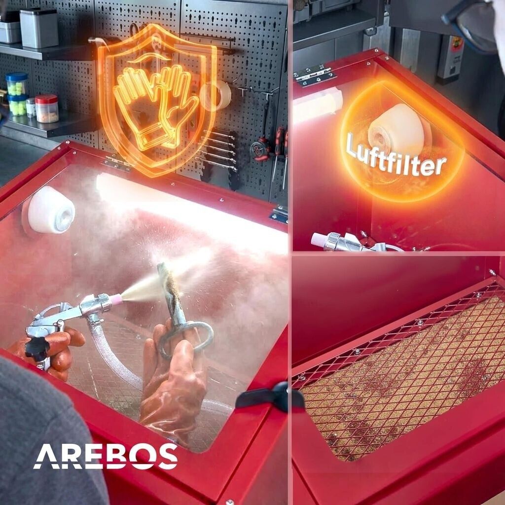 Alle Maschinen: 90L Sandstrahlkabine - NEU – Neu (gemäss Beschreibung) aus Nebikon von warendiscount 4