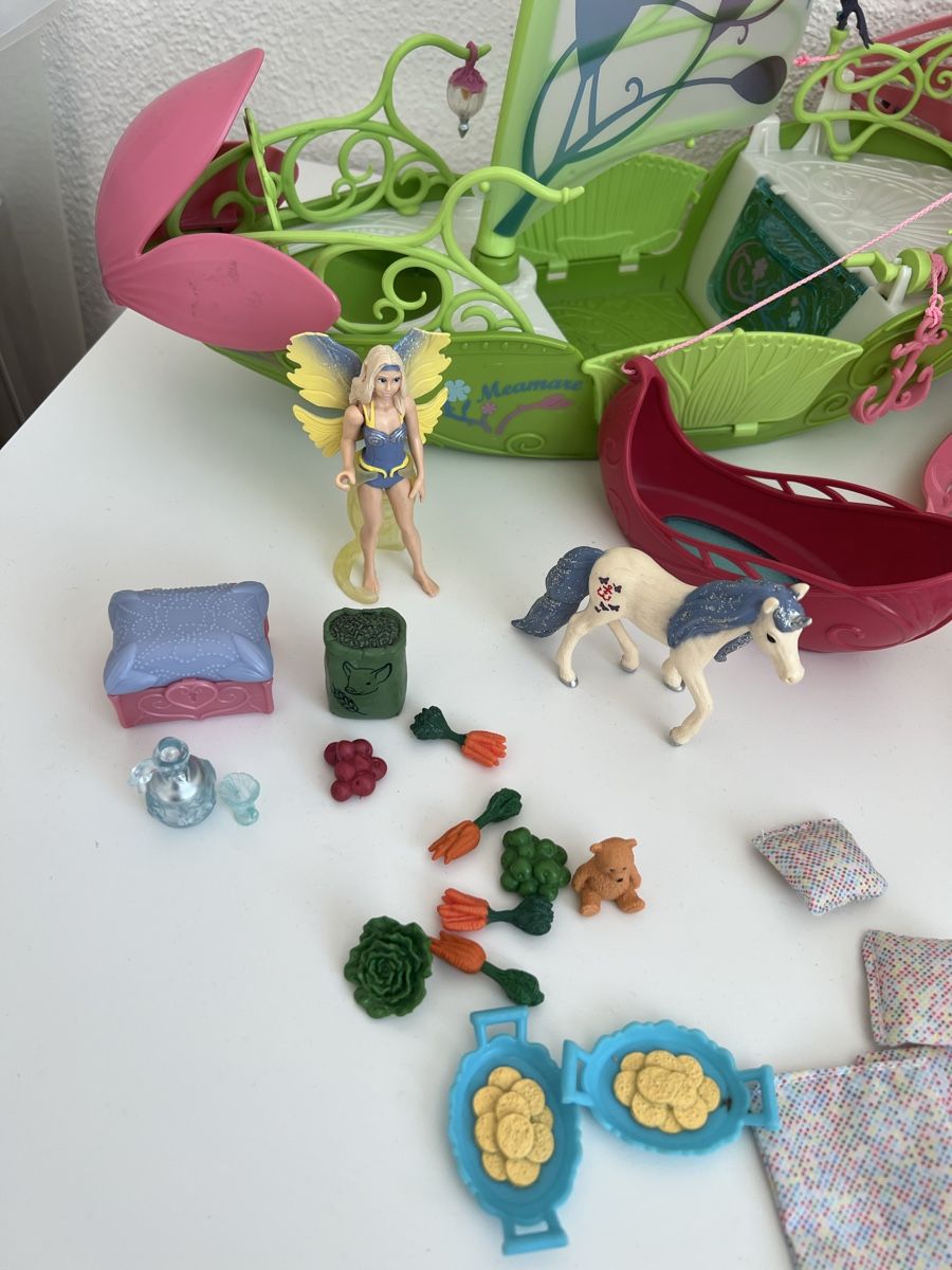 Schleich Spielzeuge: Schleich Feenboot und Tierkindergarten im Set – Gebraucht aus Obernau von Mya285 4