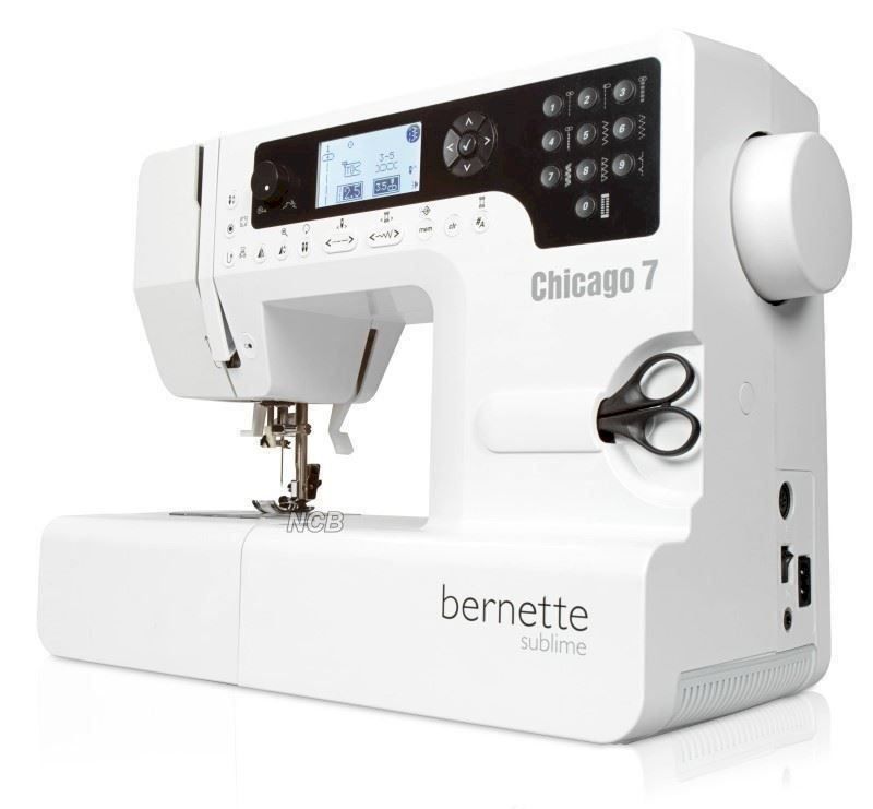 Machines à coudre: Bernette Chicago 7 - Nähmaschine – Neuf avec emballage d'origine à Bottighofen par zaap 2