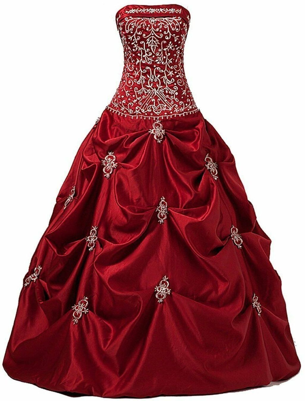 Vestiti: Abendkleid Brautkleid Weinrot  Gr. 34 – Nuovo e nell'imballaggio originale da turbenthal venduto da lory300zx