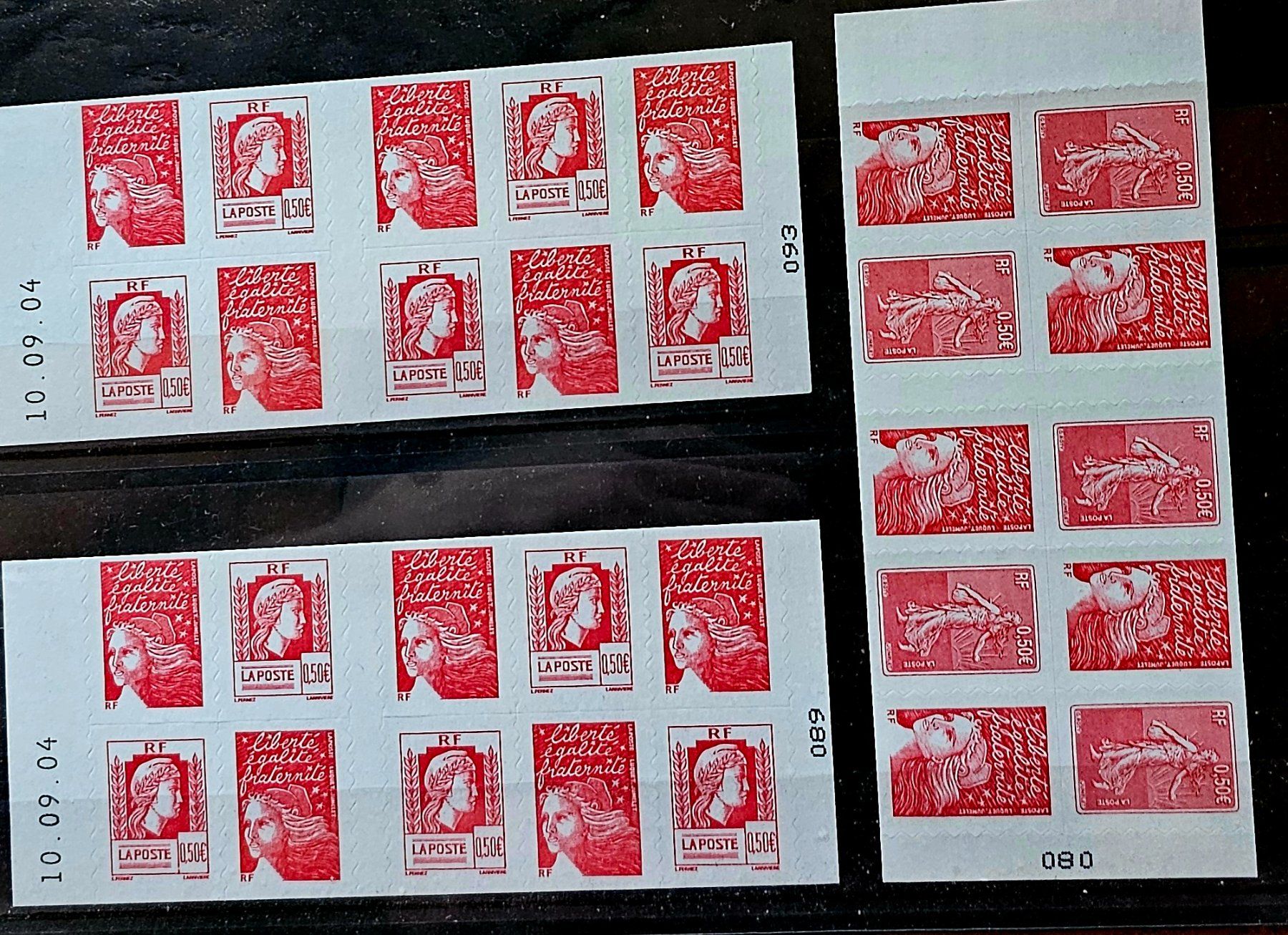Tous les timbres: FRANCE timbres a validité permanente ** – Neuf (Voir description) à Les Valettes par Nuba1