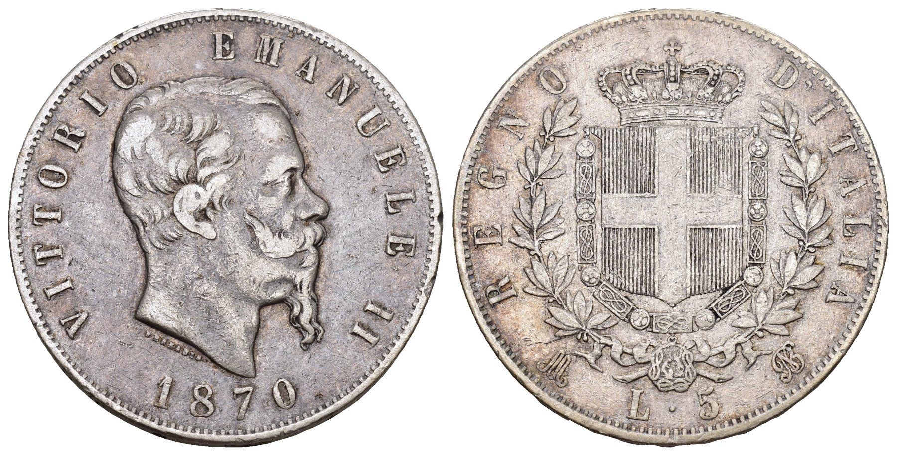 Tutti le monete: Italien 1870 – Usato da Bern venduto da numismatictops