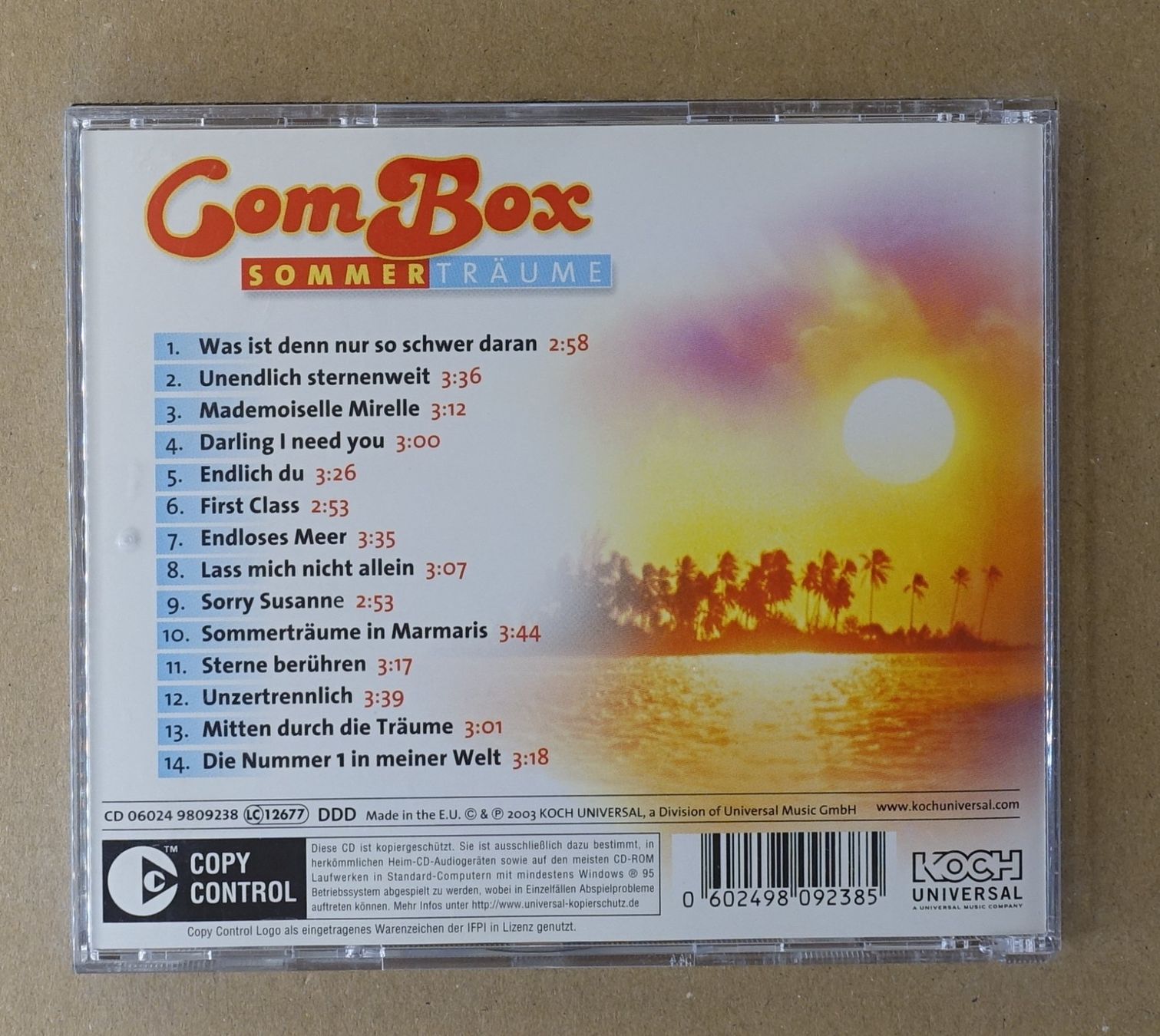 CDs: ComBox - Sommerträume - (CH) - F29 – D'occasion à Sessa par fraenklishop 1