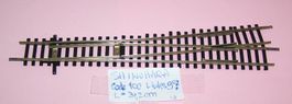 Shinohara H0 N100# Weiche links, UF Länge 24,2 cm, 2,5mm