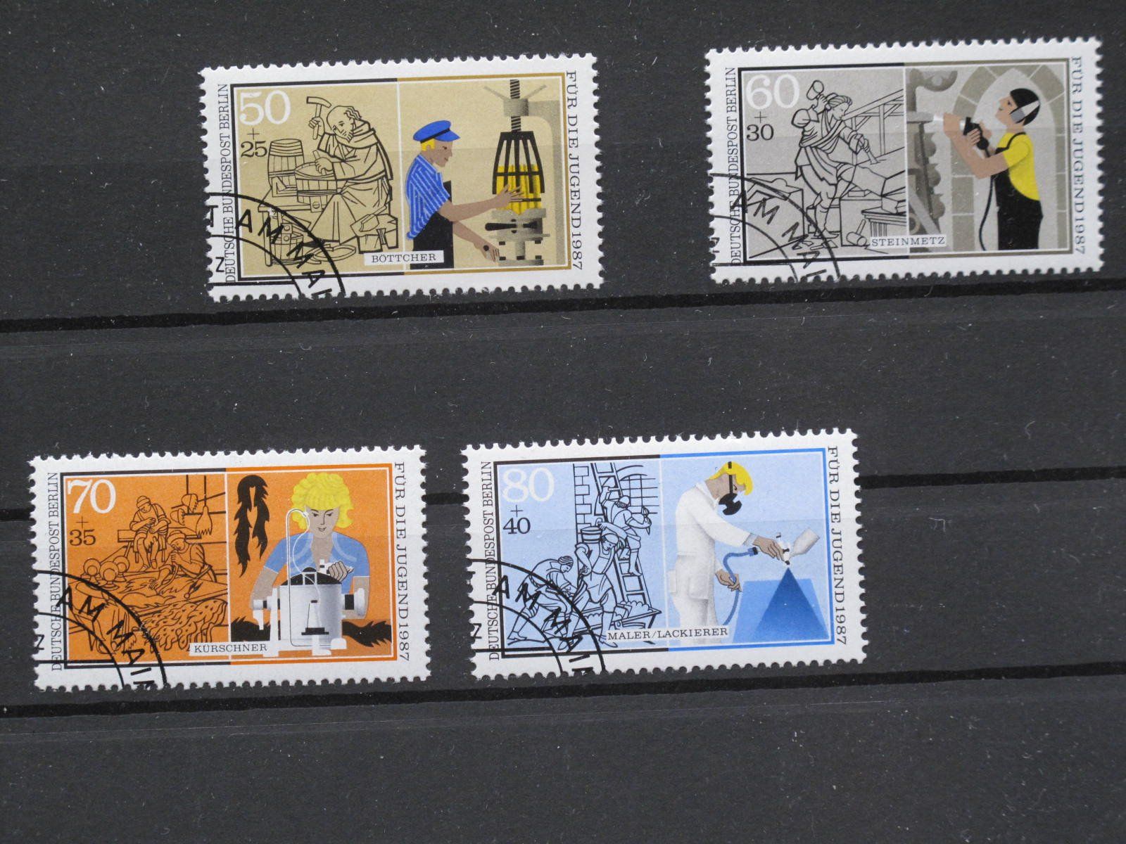 Tutti i francobolli: Berlin 1987 Handwerksberufe gest. – Usato da Wil SG venduto da fva01