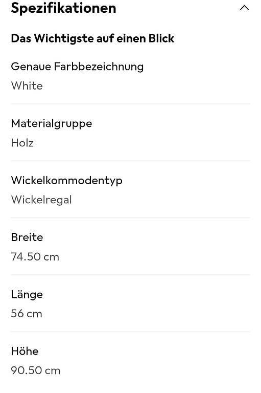 Geuther Fasciatoi & Accessori: Wickeltisch Geuther neu weiss – Nuovo e nell'imballaggio originale da Grossaffoltern venduto da Hmihi 1