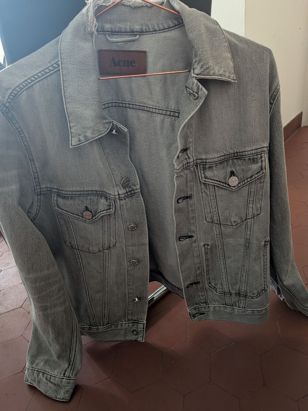 Acne Studios Jacken: Acne Jacke Grau – Gebraucht aus basel von sta.bile 5