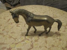 Pferd Skulptur Bronze Sehr Schön Massiv Siehe Bilder