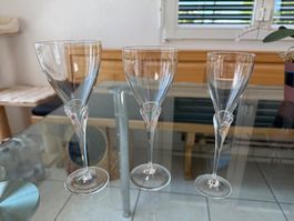 24 Weingläser Rosenthal studio linie, je 8 in 3 Grössen