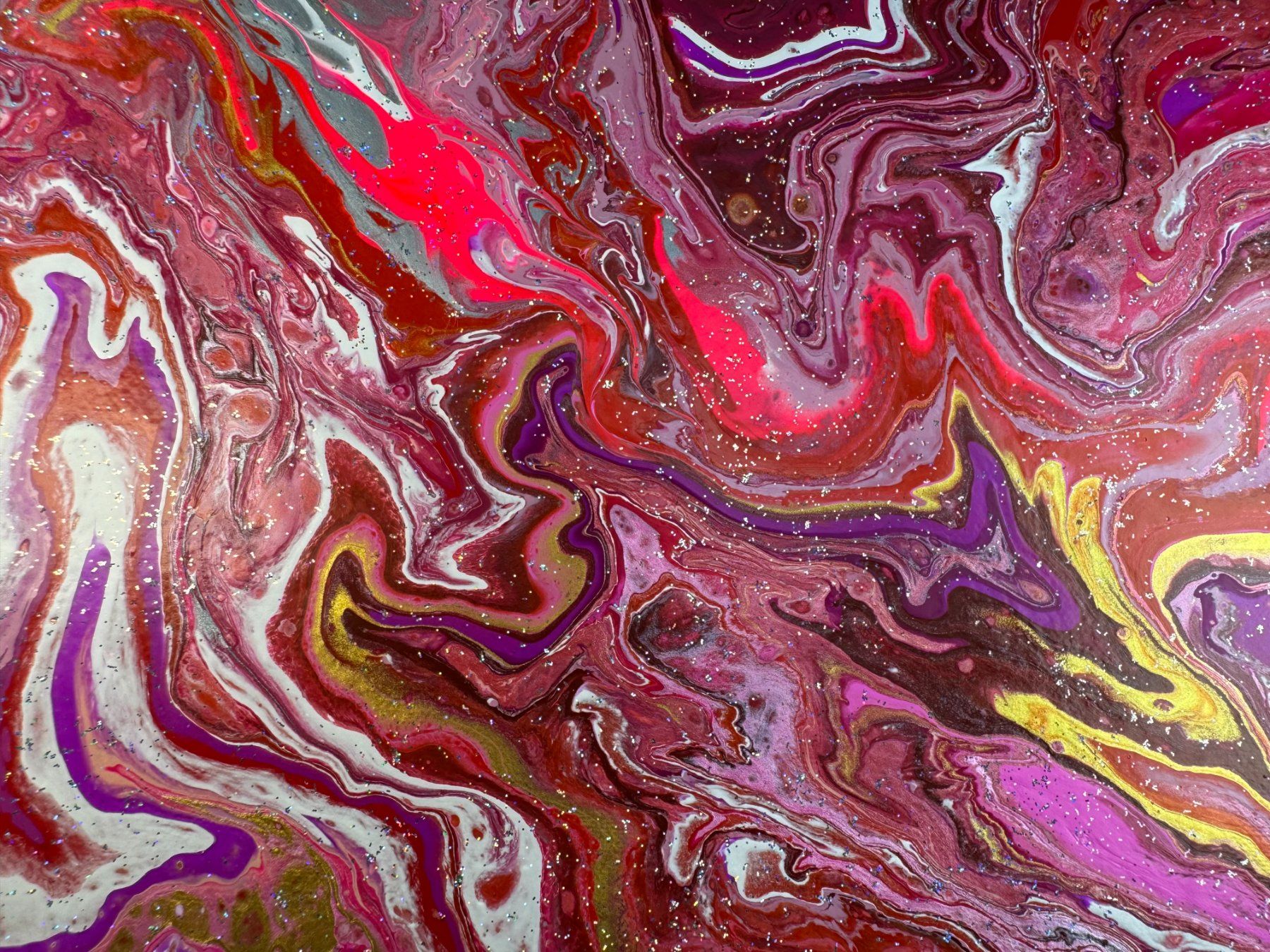 Dipinti: Acryl-Flüssigmalerei, quadratisch – Usato da Schlieren venduto da MayaSheng1983 1
