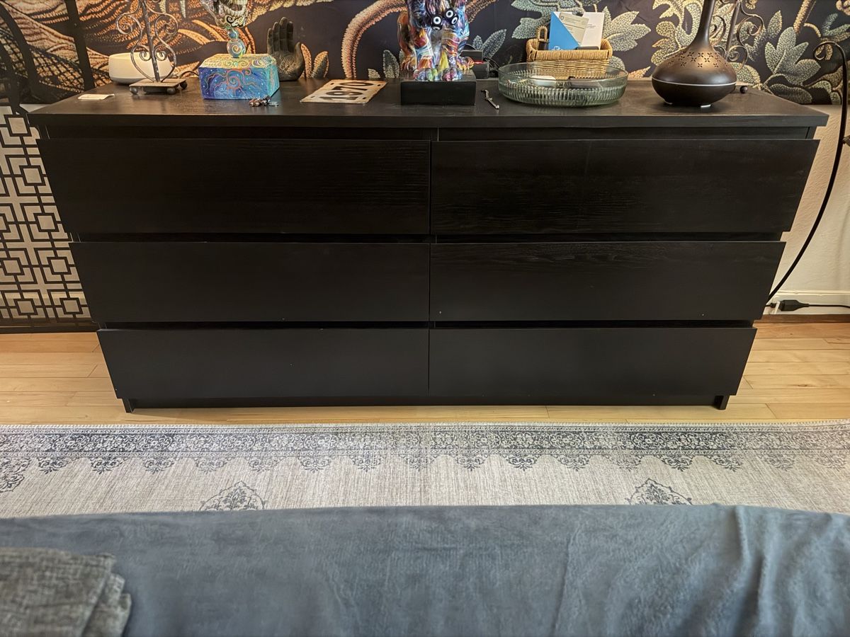 Ikea Cassettiere: MALM Kommode 6 Schubladen schwarzbraun – Usato da Zürich venduto da d0miNik. 2
