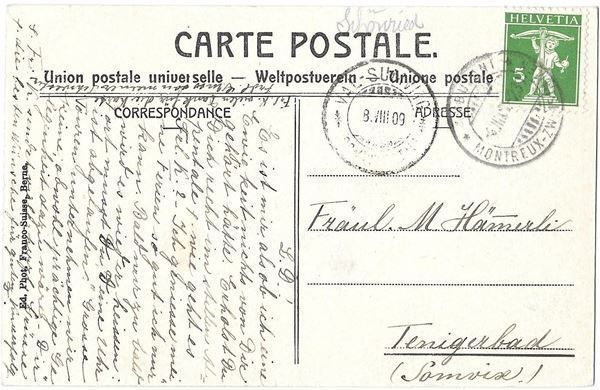 Cartoline postali: Saanen mit Rüblihorn – Usato da Olten venduto da clotaldi 1