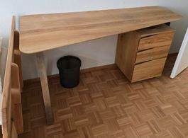Arbeits/Schreibtisch aus Sperrholz