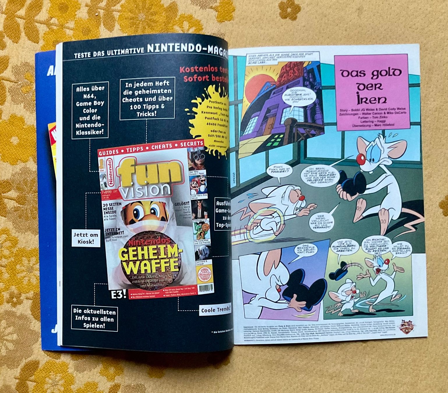 Fumetti: Pinky und Brain Heft Nr 10 von 1999 – Usato da Endingen venduto da nathan05 5
