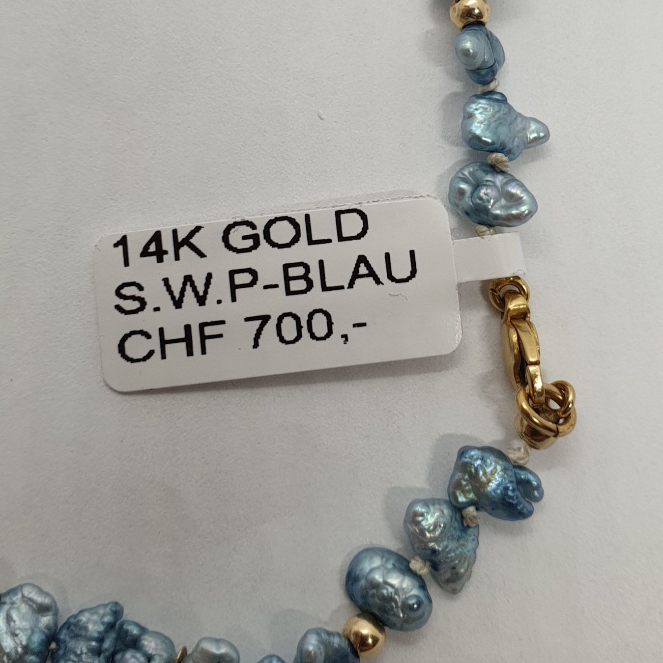 Catenine: Echt 14K Gold - Blaue S.W.P. Kette – Usato da Luzern venduto da Luzern-Goldhaus 2