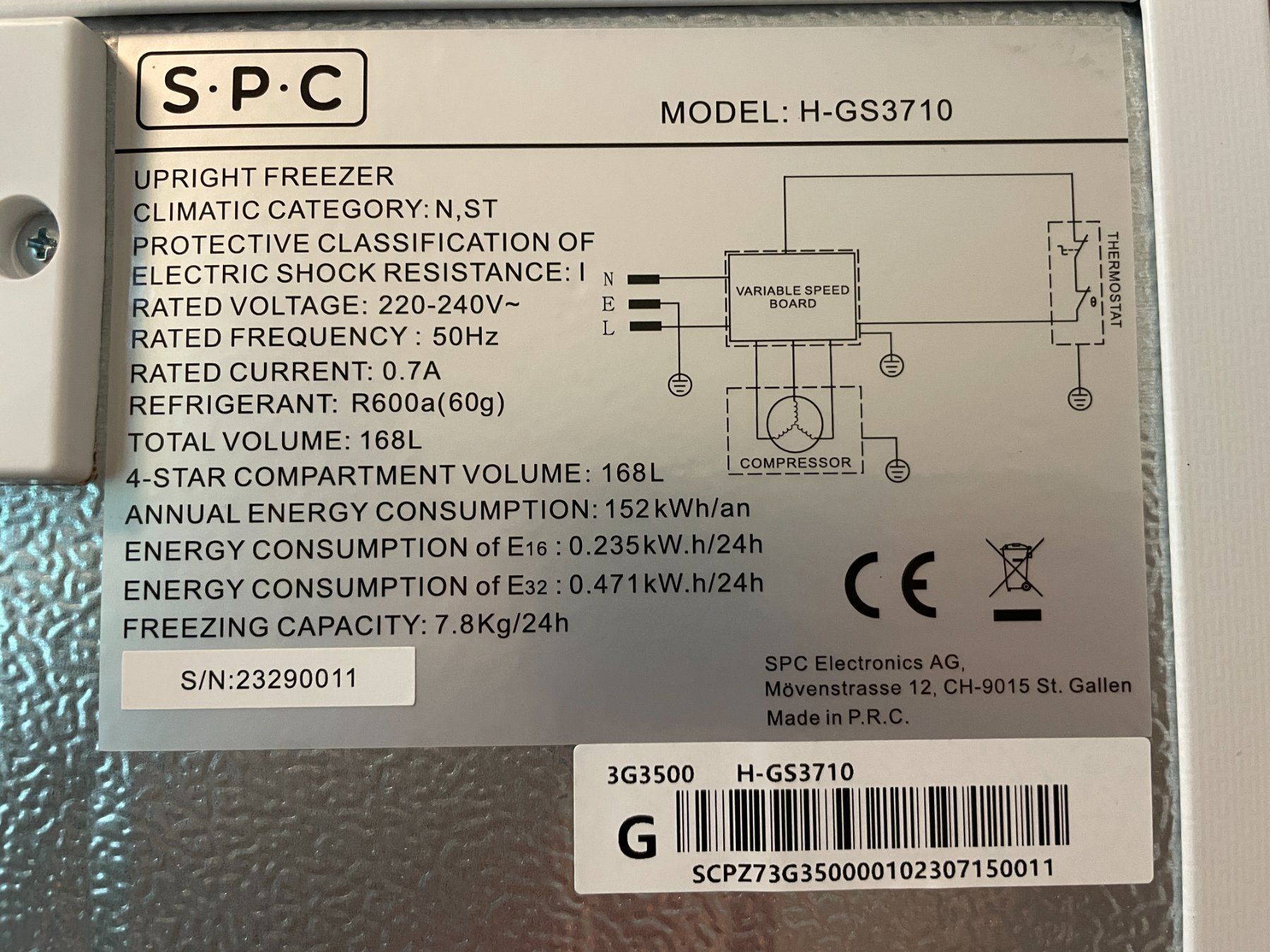 SPC Congelatori: Gefrierschrank – Usato da Schmerikon venduto da die_8b8m 8