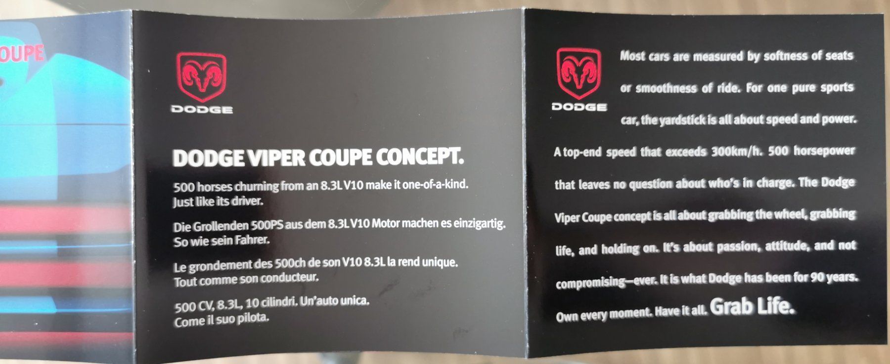 Dodge Documenti: DODOGE VIPER CHRYSLER MOPAR – Nuovo (secondo la descrizione) da huenenberg venduto da Suizofelize 2