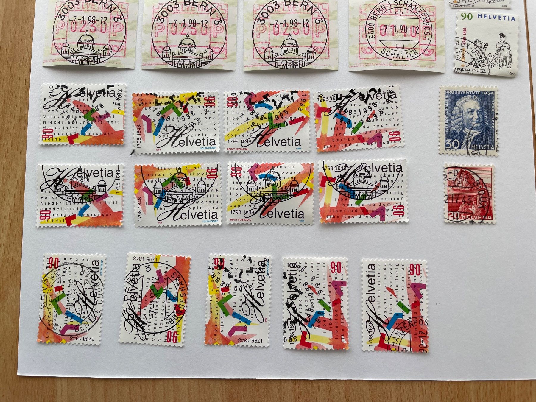 Tous les timbres: BELLES OBLIT. VARIEES – D'occasion à Sonceboz-Sombeval par Comment2 2