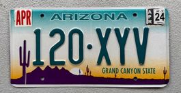 🇺🇸USA KENNZEICHEN * ARIZONA * WÜSTENLANDSCHAFT🇺🇸