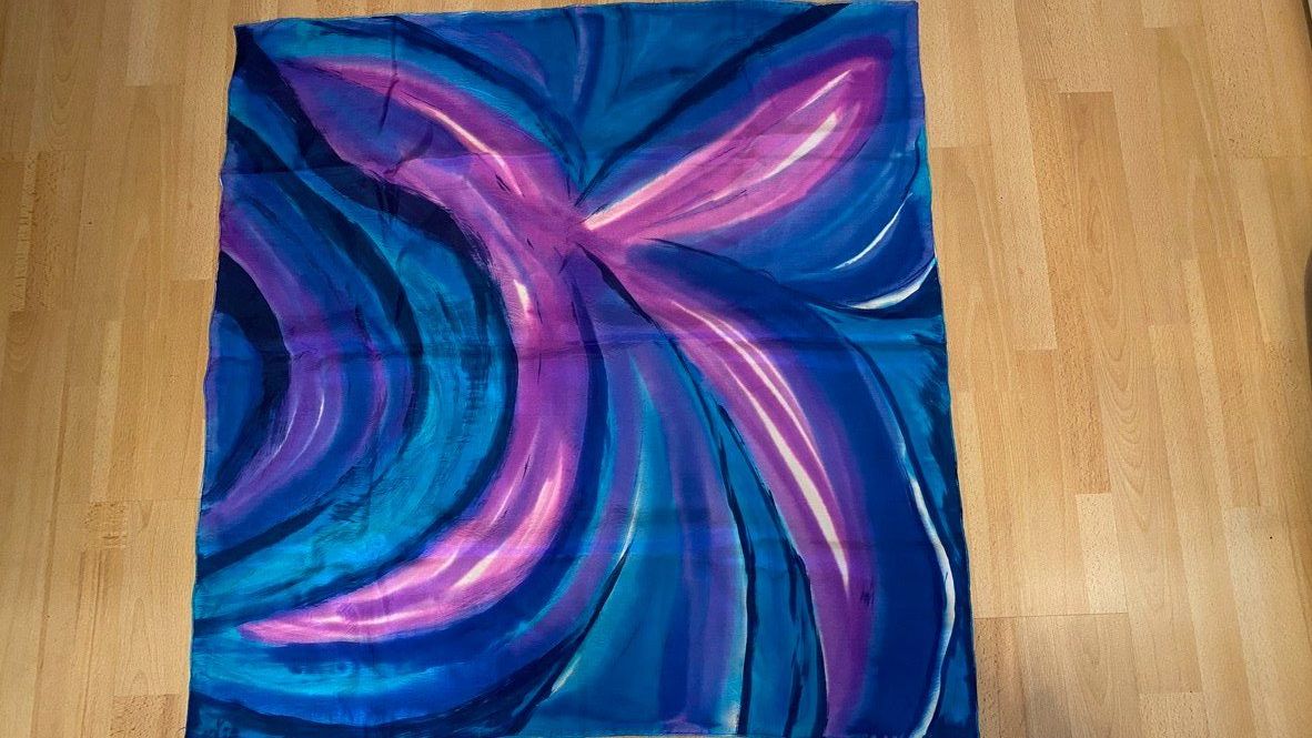Foulard & Sciarpe: farbenfrohe Seidentücher, handgemacht, neu – Nuovo (secondo la descrizione) da Wettswil venduto da Susannecarla 1