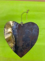 🧡Herz 🧡gold/rost Deko, Metall, neu