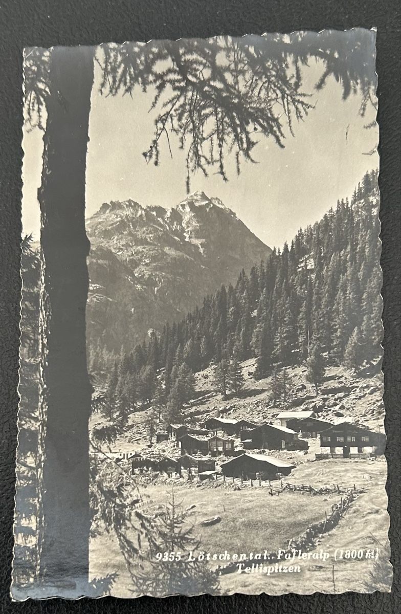 Ansichtskarten: Lötschental Fafleralp  – Gebraucht aus Horw von Tellbub