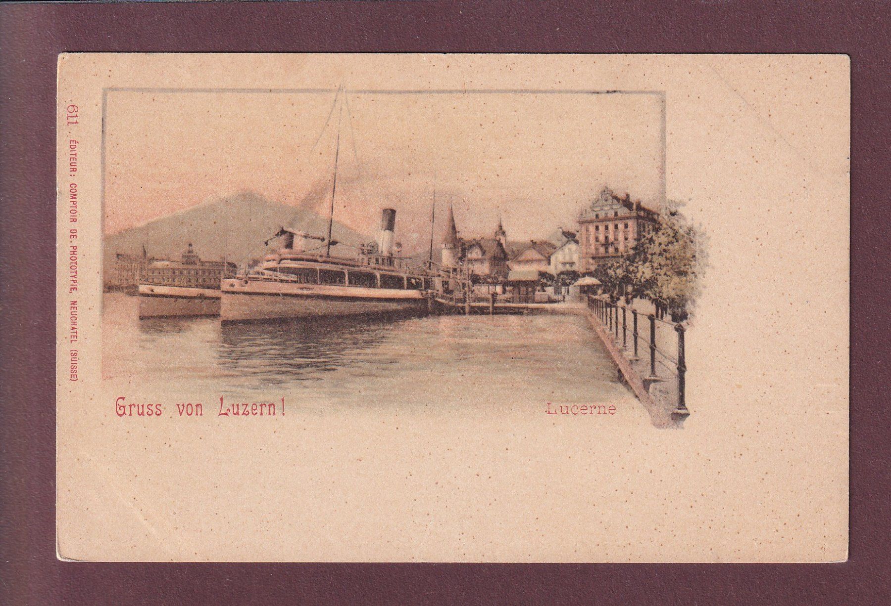 Cartoline postali: Gruss aus LUZERN - CPN – Usato da Pully venduto da nicecards