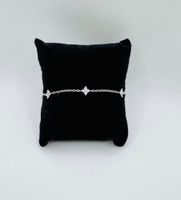Silbern farbiges Armband - Länge: 22cm