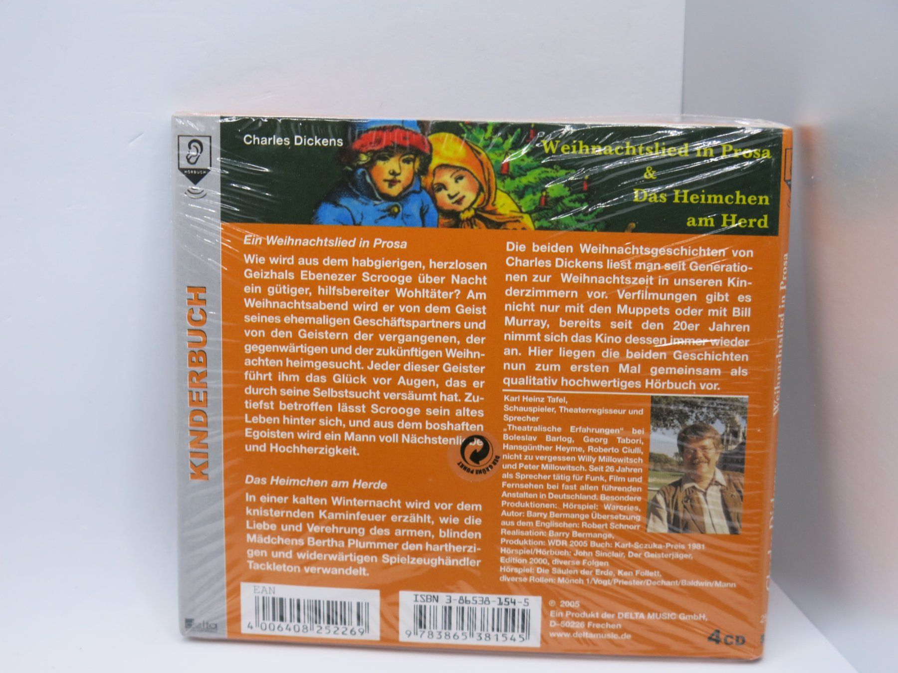 Audiolibri: NEU 4CD Charles Dickens Kinderbuch Weihnachtslied + Heimchen – Nuovo e nell'imballaggio originale da Ernetschwil venduto da luisvonerni 1