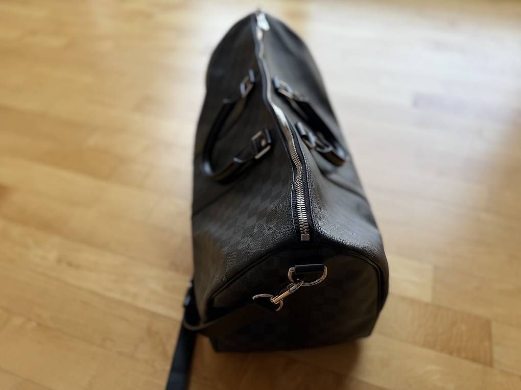 Louis Vuitton Borse: Louis Vuitton Keepall 45 Damier Graphite – Usato da epalinges venduto da Misterazz 2
