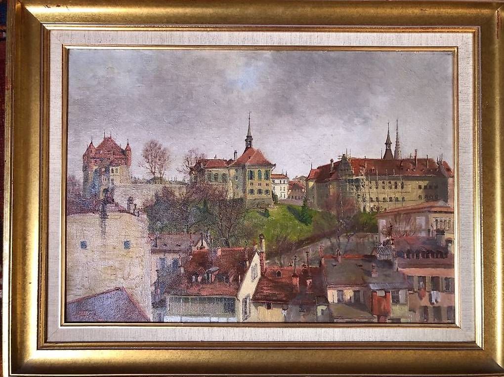 Gemälde: Albert Antoine Ponci – Gebraucht aus Posieux von pha_tnd9