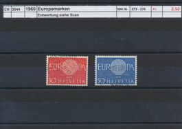 1960 "Europamarken", gestempelt