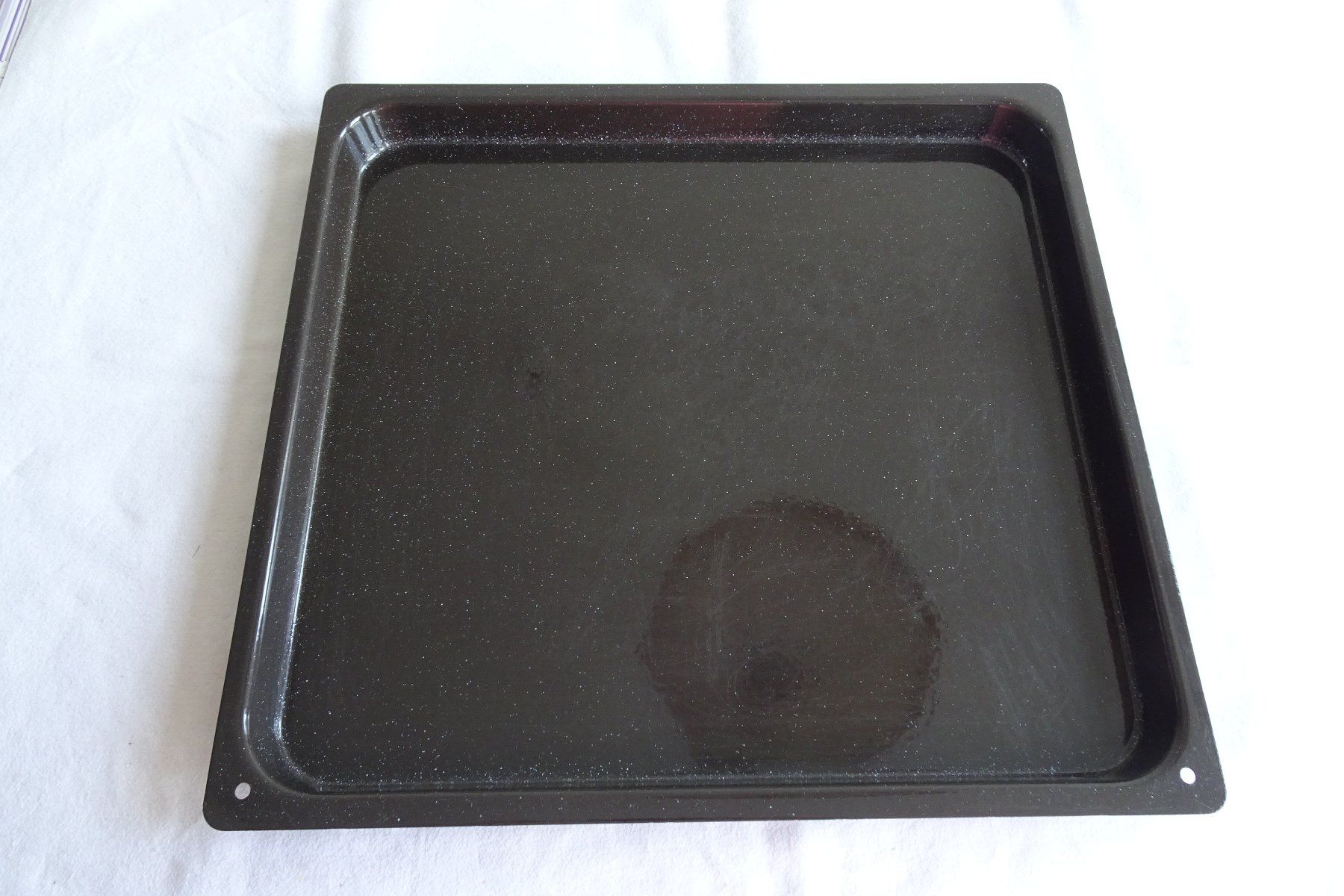 Teglie da forno: Backblech schwarz - 42 x 39 cm – Usato da Strengelbach venduto da schmetterling20