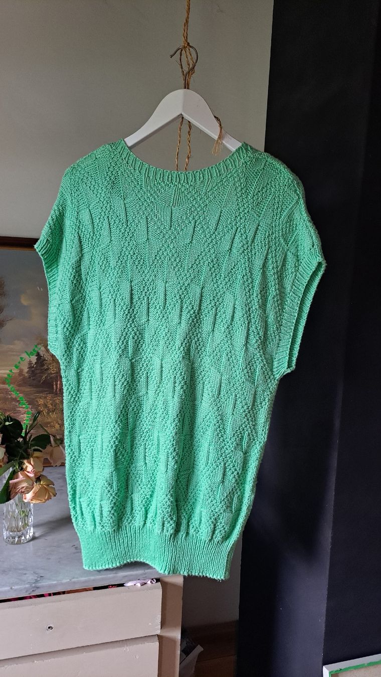 Pullover & Sweatshirts: Vintage 80s Strickpullunder Pullunder oversized 40 Minza – Gebraucht aus Mollis von Fauchi99 4