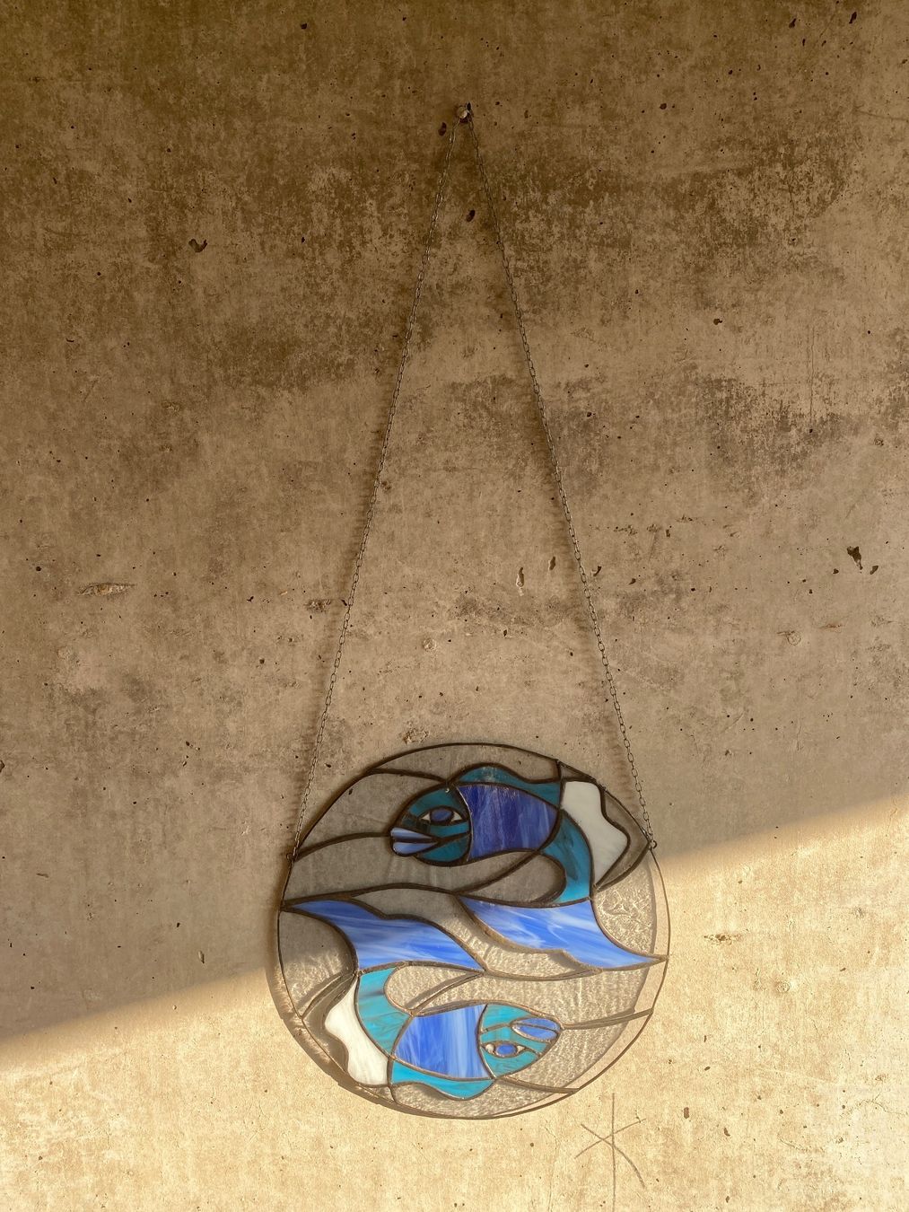 Tiffany & Co. Tutte le decorazioni: Wunderschöne Tiffany Bild mit Fischmotiv – Usato da Fürigen venduto da Barbi19