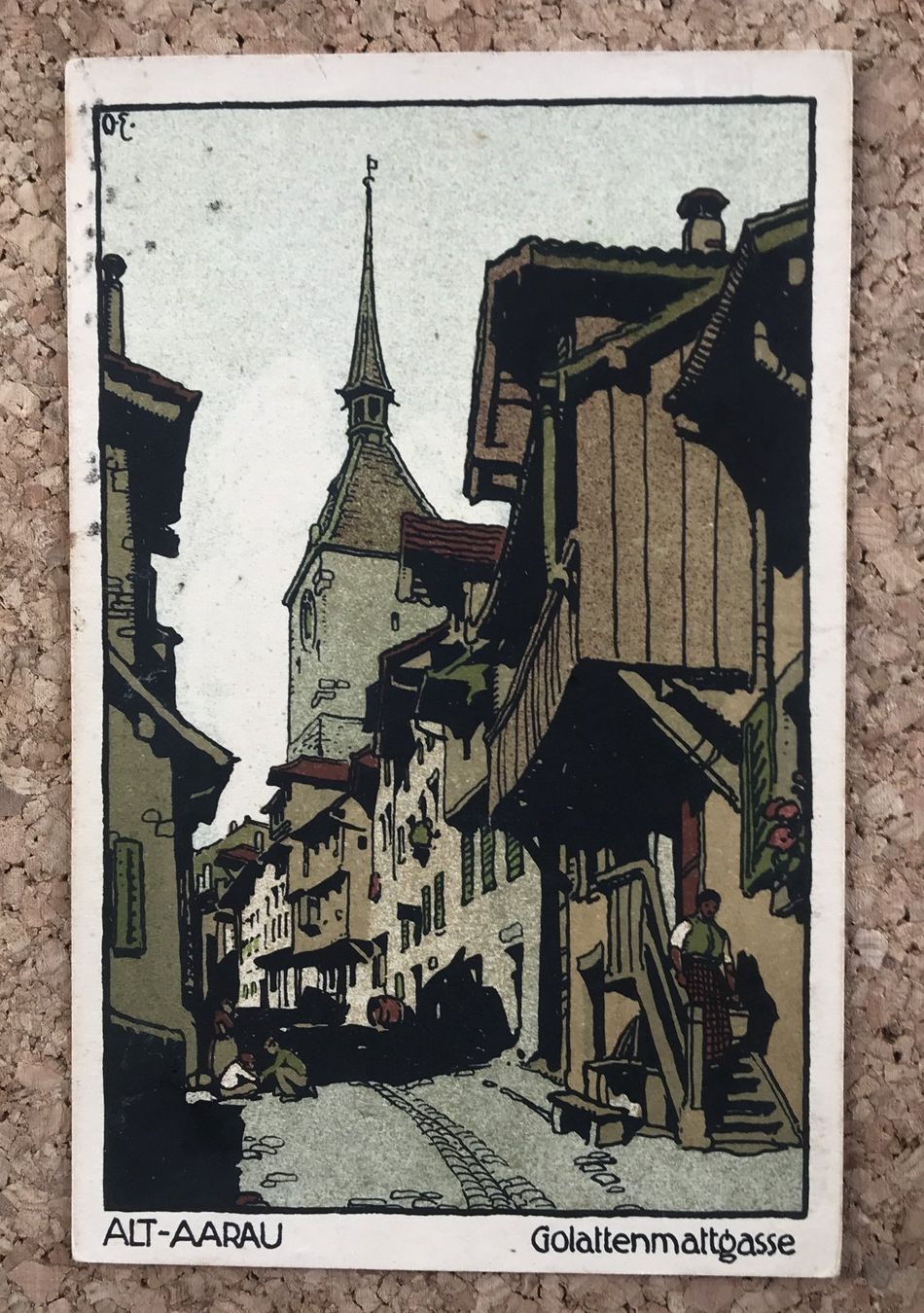 Cartoline postali: ANSICHTSKARTE ALT AARAU – Usato da Ostermundigen venduto da wini63