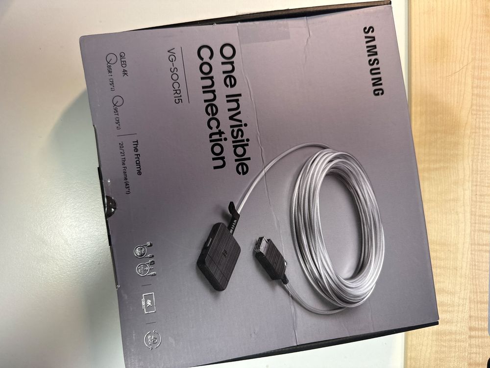 SAMSUNG - 15 m 4K One Invisible optisches KABEL VG-SOCR15 (Neu (gemäss ...