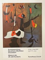Plakat Kunsthaus Zürich 1970 Diethelm Walter / 33x46cm