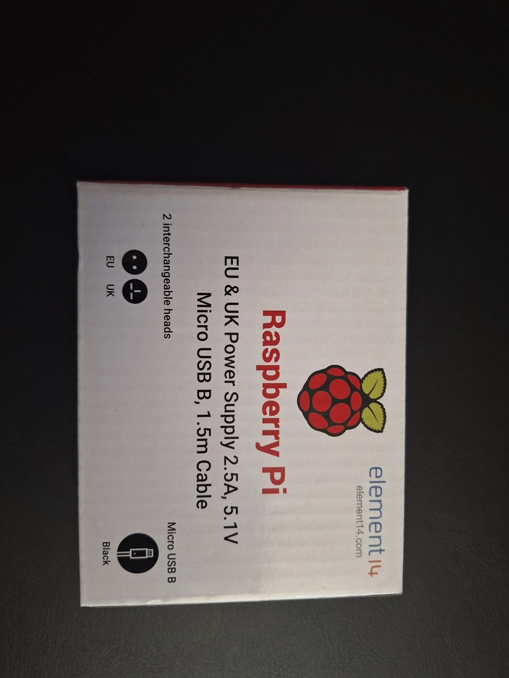 Caricabatterie: Netzteil 5V, 2,5A, Micro USB B, schwarz, Raspberry Pi – Nuovo e nell'imballaggio originale da Bülach venduto da Tvolvo 2