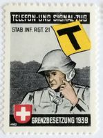 Soldatenmarke 2.WK, Inf Rgt 21, 1x durchgestr, Wi Inf 196