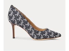 Ralph Lauren Pumps, Grau/Marine, Gr. 38, Top Zustand! (53)