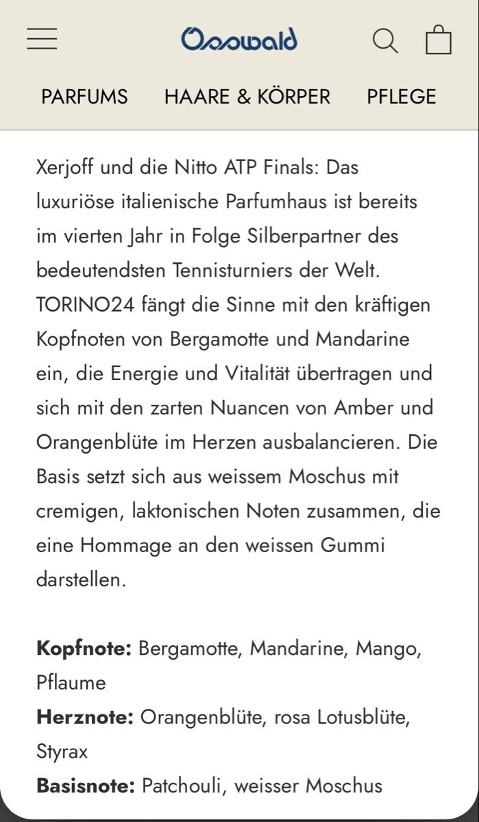Xerjoff Parfum & Eau de Toilette: Torino 24 Eau de Parfum – Neu (gemäss Beschreibung) aus Sursee von rut_k5z5 5