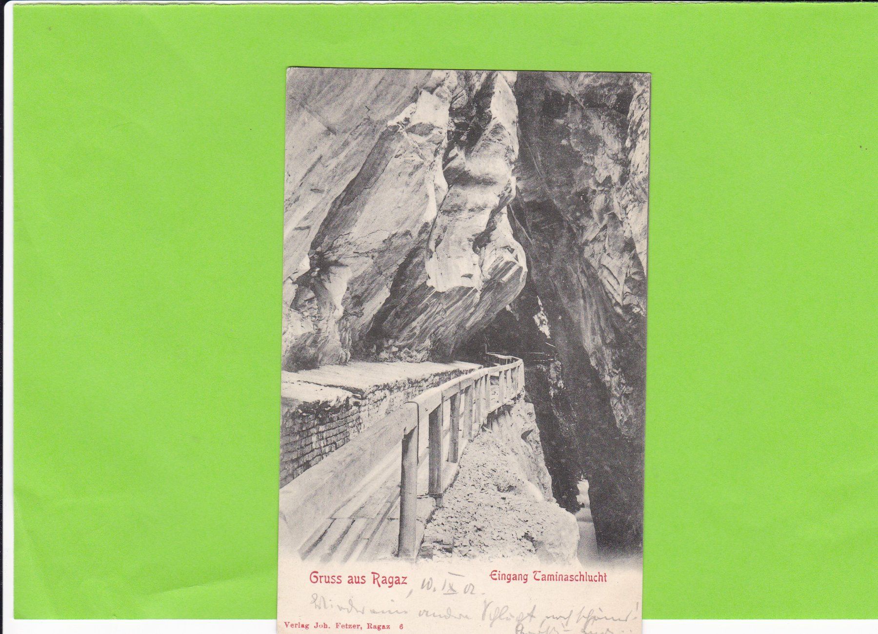 Cartoline postali: Gruss aus Ragaz – Usato da St. Peterzell venduto da neckertal