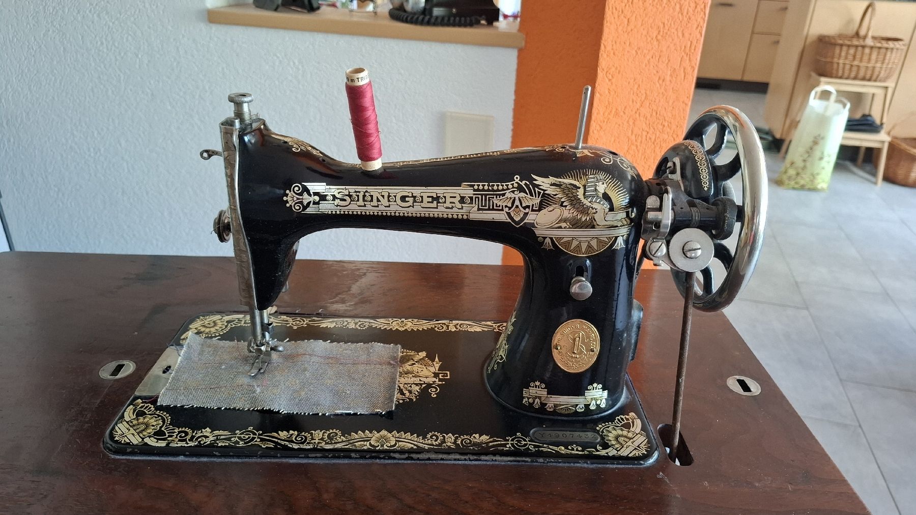 Singer Macchine da cucire: Singer Nr. 15 1923 Nähmaschine – Usato da Brünisried venduto da san_74_bu 1